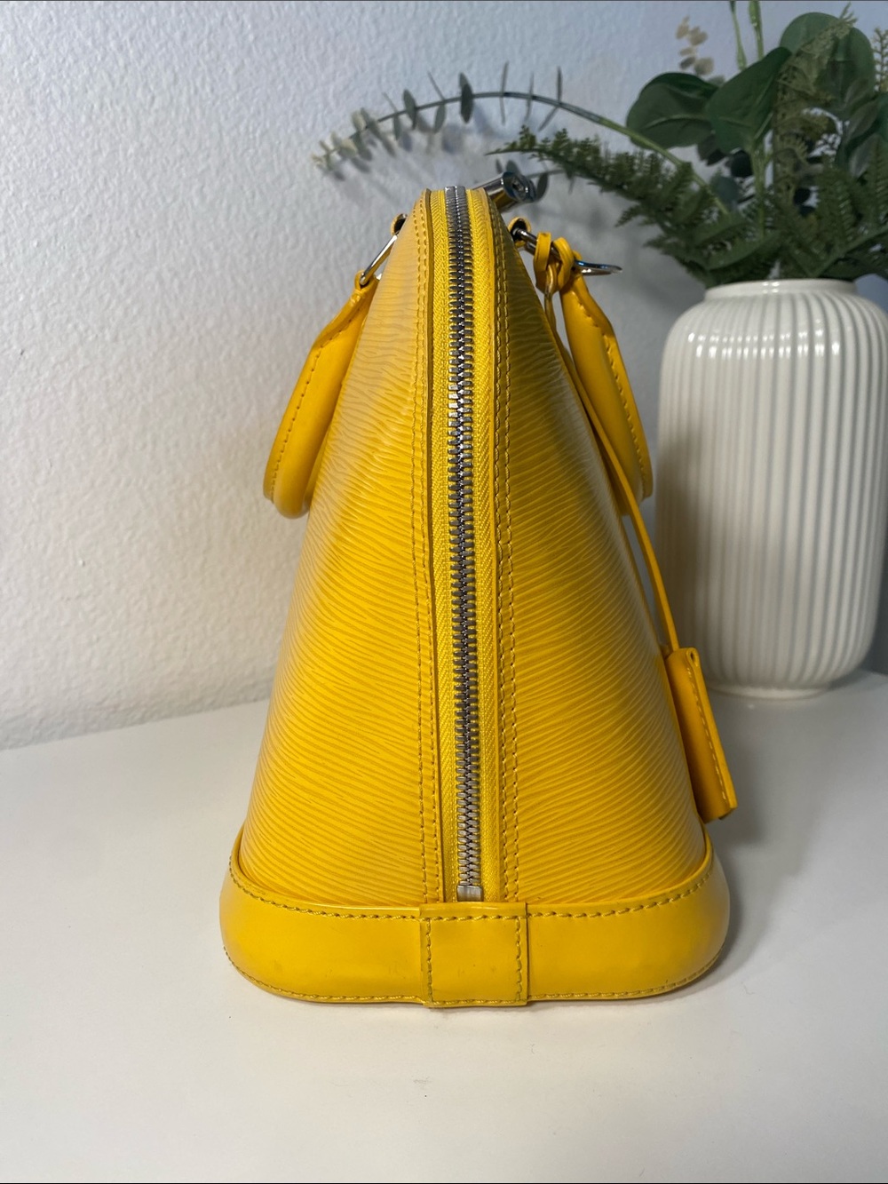 Louis Vuitton Alma PM Citron Epi Leather With Entrupy COA - Picture 10 of 17